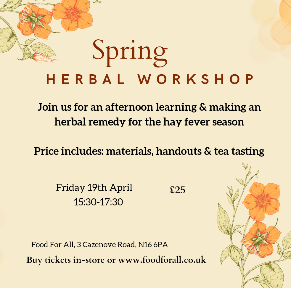 Spring Herbal Workshop