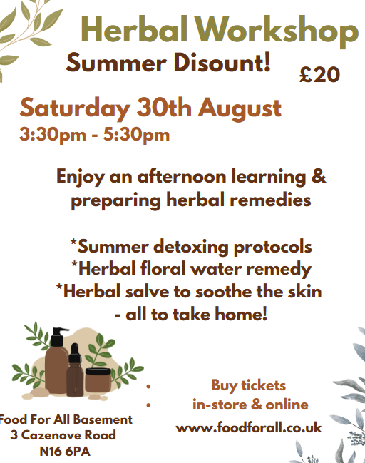 ~ Healing Skin ~ Sat 30th Aug